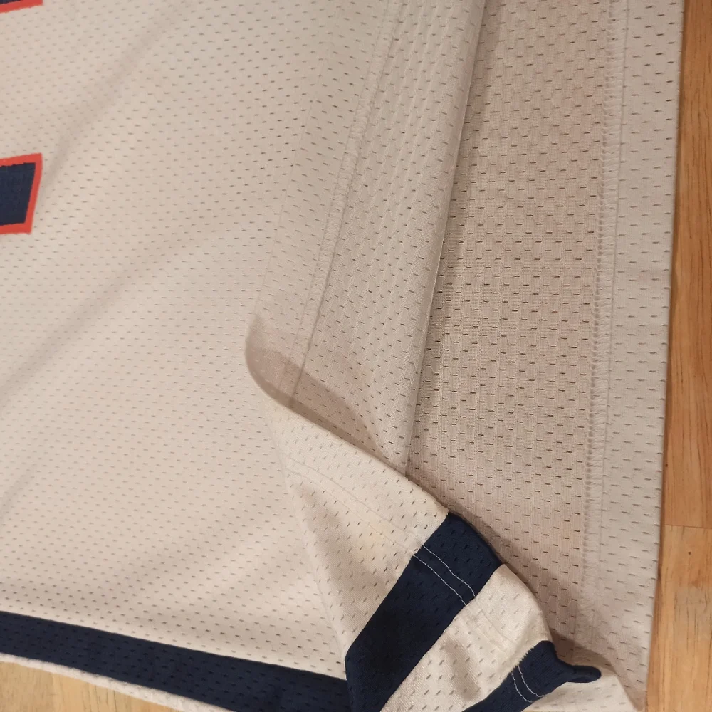 Athletic Apparel Men's white orange blue #14